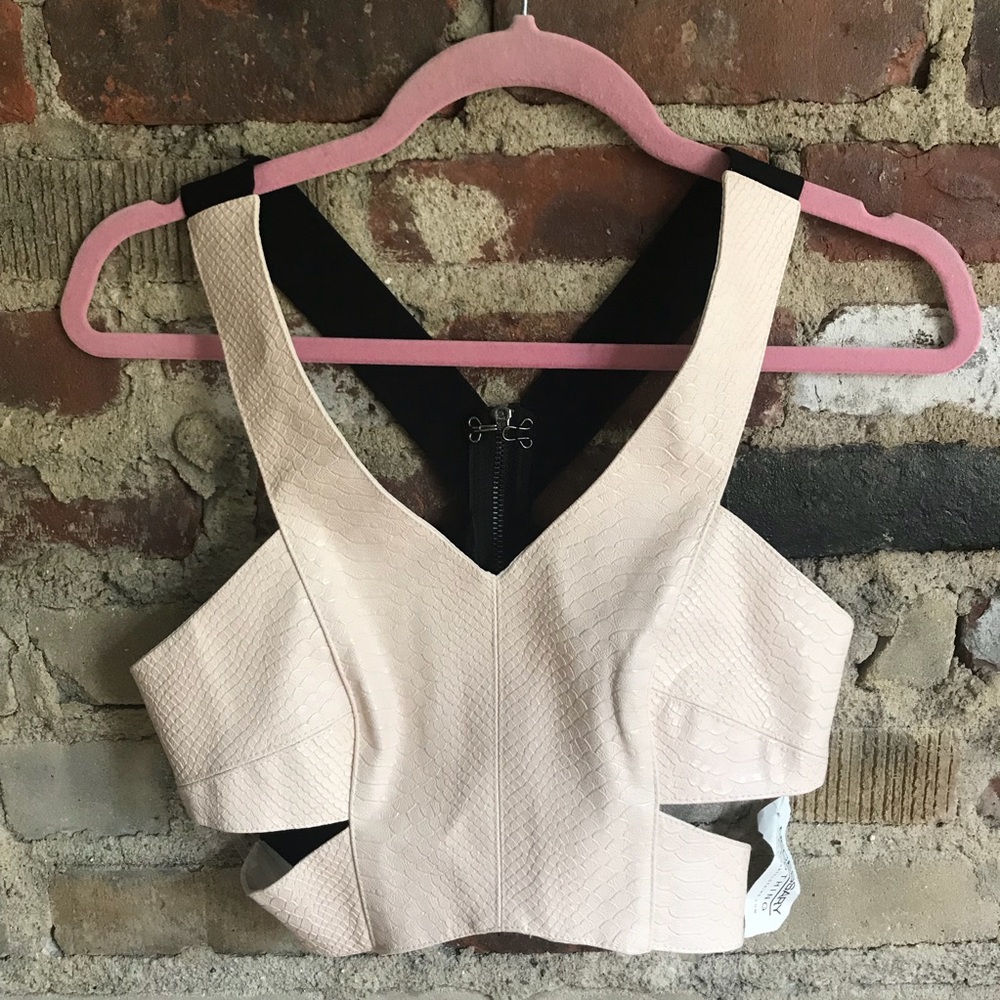 Summer Faux Snakeskin Top